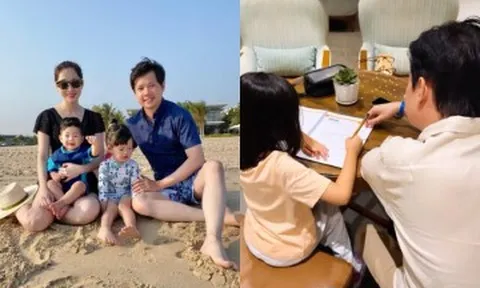 Sướng như Hoa hậu Đặng Thu Thảo, có chồng đại gia chăm con cho vợ chơi Lễ, ái nữ ngày càng ra dáng tiểu thư hào môn