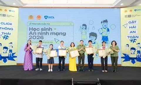 Trao giải cuộc thi 'Học sinh với An ninh mạng 2026' trên toàn quốc
