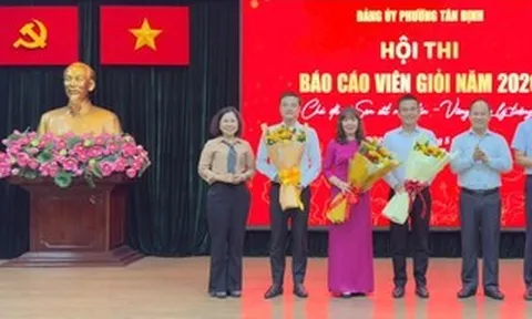 Giữ vững “trận địa tư tưởng” từ cơ sở: Phường Tân Định thi Báo cáo viên giỏi