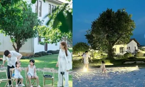 Vợ chồng Trường Giang Nhã Phương vui chơi cùng 2 con trong biệt thự 70 tỷ ở Đồng Nai khiến nhiều người thắc mắc