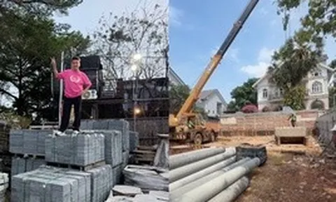 "Ông hoàng nhạc Việt" đình đám một thời khoe khu đất vài trăm m2, đang xây biệt thự "khủng"