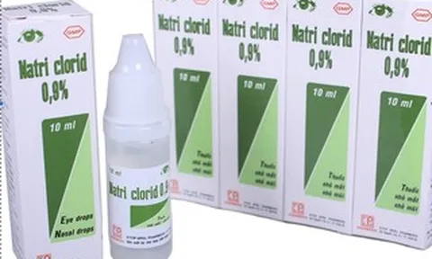 Thu hồi toàn bộ một lô nước muối nhỏ mắt Natri clorid 0,9%