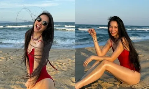 Hiền Thục U50 diện áo tắm 'nuột' như gái đôi mươi