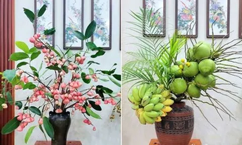 Mẹ đảm trổ tài cắm bình hoa '0 đồng', làm dịu căn nhà mùa nắng nóng