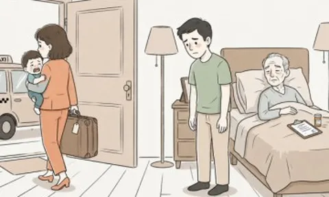 Vợ không cho ba tôi nhìn mặt cháu nội trước lúc ra đi
