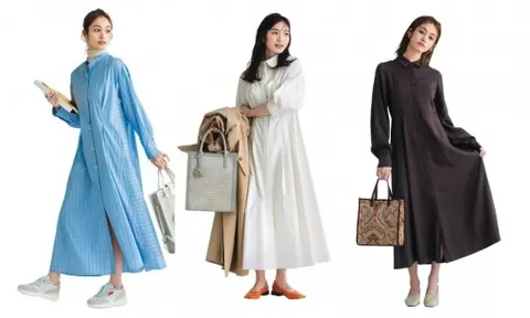 Cách phối mới khiến đầm sơ mi không còn nhàm chán