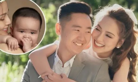Diễm Hương khoe con trai bụ bẫm