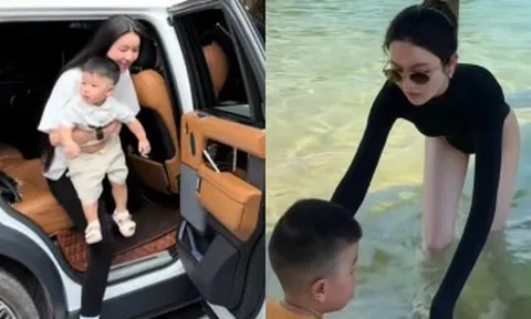 Học mầm non 3 tháng học phí 57 triệu, con trai Quang Hải và vợ Chu Thanh Huyền 21 tháng tuổi nói tiếng Anh rất tốt