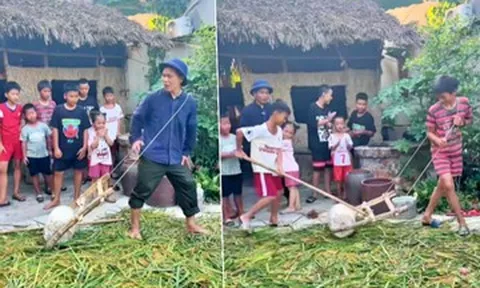 Vợ chồng Nghệ An nhận 'trông' 15 đứa trẻ miễn phí, dạy trục lúa, làm việc nhà