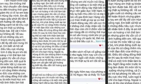 Thí sinh phản ánh giám thị đề nghị đổi bài thi, Sở GD&ĐT vào cuộc
