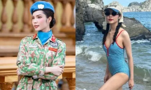 Nhan sắc nữ trung úy 25 tuổi gây sốt ở Miss Grand Vietnam 2026