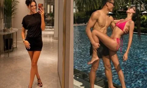 Gái Tây 10X có mẹ như hoa hậu trúng "tiếng sét ái tình" thủ môn Thanh Hoá lương 2 tỷ/năm, sinh quý tử xong đẹp nõn nà