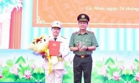 Đại tá Lê Mạnh Hùng làm Phó Giám đốc Công an Cà Mau
