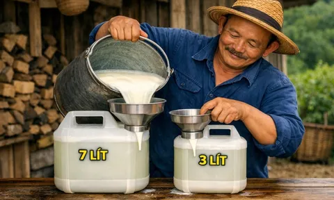 Thử sức với bài toán đong sữa kinh điển