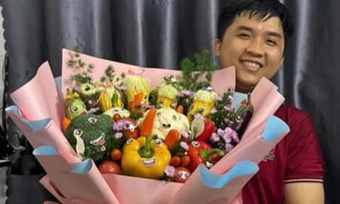9X Cần Thơ biến rau củ thành quà tặng ‘không đụng hàng’, khách liên tục chốt đơn