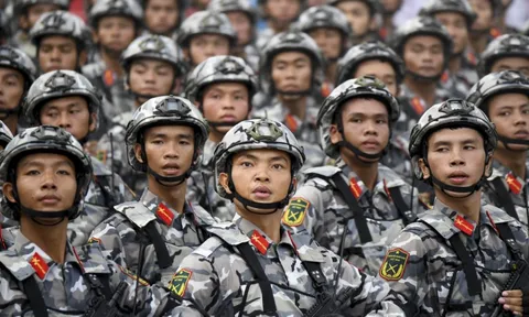 72 thí sinh đầu tiên trúng tuyển vào trường quân đội