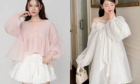 Diện áo, váy babydoll đúng cách, nàng công sở trẻ trung hơn cả chục tuổi mà không sợ "cưa sừng"