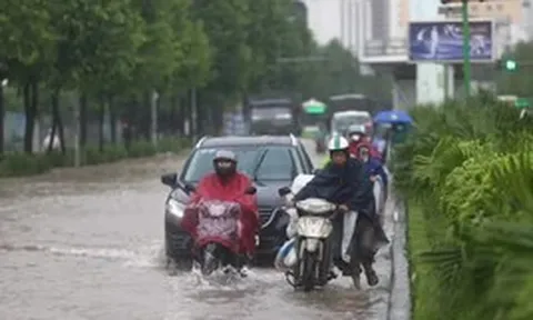 Miền Bắc mưa lớn trong nhiều ngày tới, cảnh báo ngập úng