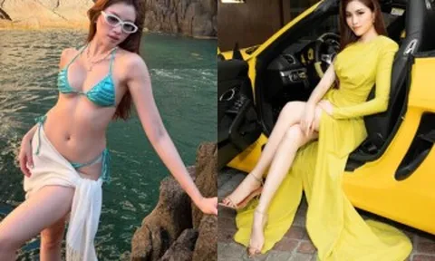 Nữ MC lái xe sang mui trần chạy show nay diện bikini khoe chân dài eo thon, có bộ sưu tập đồ hiệu bạc tỷ