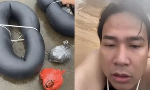 Con trai ôm lốp xe bơi hơn 3 giờ giữa lũ dữ để tìm cha mẹ