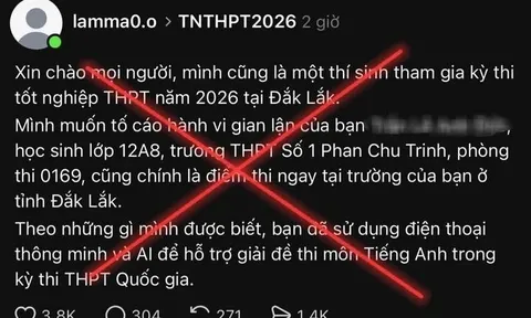 Sở GD&ĐT Đắk Lắk lên tiếng về tin thí sinh dùng AI thi tốt nghiệp
