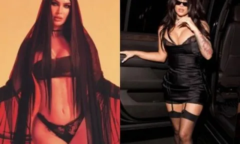 "Gái 4 con" Megan Fox khoe vóc dáng gợi cảm