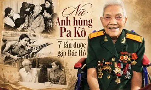 Nữ anh hùng đầu tiên của người Pa Kô, 7 lần được gặp Bác Hồ