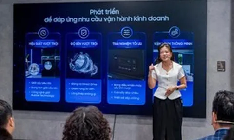 Samsung ra mắt máy giặt sấy thương mại, bước vào cuộc đua hiệu quả vận hành
