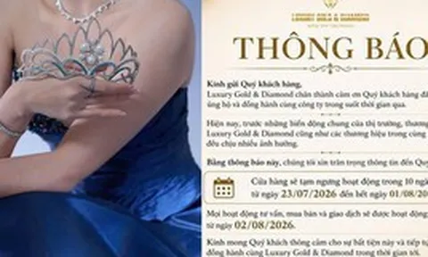 Nhà tài trợ vương miện cho Sen Vàng tại Miss Grand Vietnam và Miss World Vietnam tạm ngưng hoạt động trong 10 ngày