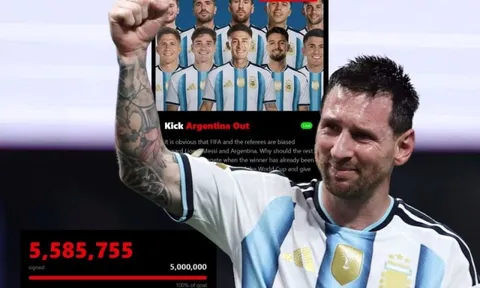 5 triệu chữ ký đòi loại Argentina từ đâu ra?