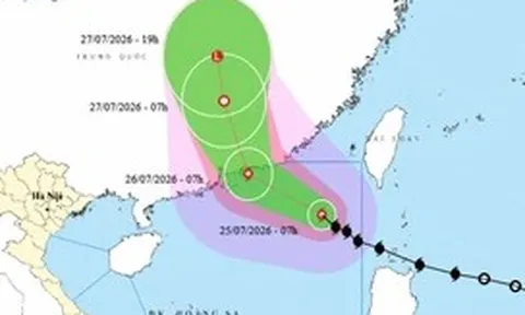 Bão số 2 mạnh lên cấp 11, giật cấp 13, khả năng còn mạnh thêm