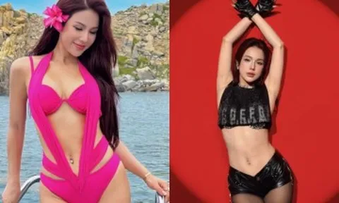 Mẹ đơn thân Vbiz diện bikini cắt xẻ tôn sắc vóc nóng bỏng, trẻ đẹp như "gái đôi mươi" khiến nhiều người ngưỡng mộ
