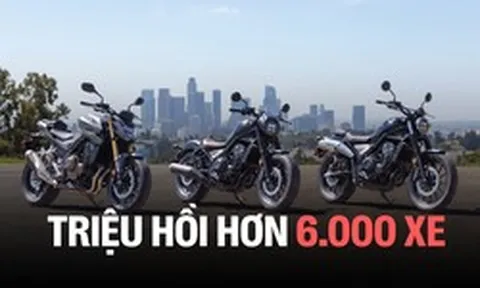 Hơn 6.000 xe máy Honda tại Việt Nam dính án triệu hồi: Tiềm ẩn nguy cơ trượt ngã và cháy nổ, tất cả là xe nhập Thái và Nhật