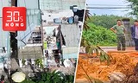 Bản tin 30s nóng: Nghi rò rỉ khí gas gây nổ, 2 người bị thương; Giếng khoan phun trào ở Gia Lai