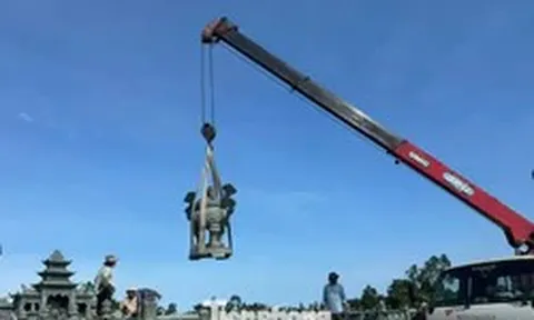 Vụ lăng mộ khủng xây trên đất trồng cây: Tháo dỡ toàn bộ công trình vi phạm