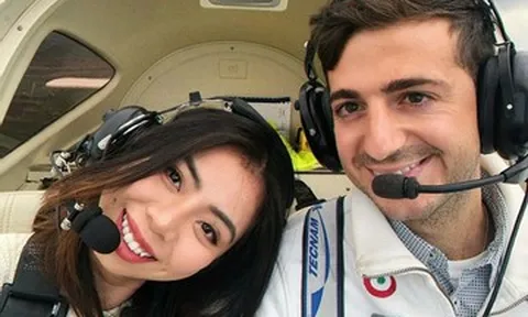 'Chuyến bay đẹp nhất cuộc đời' của nữ tiếp viên người Việt và phi công Italy