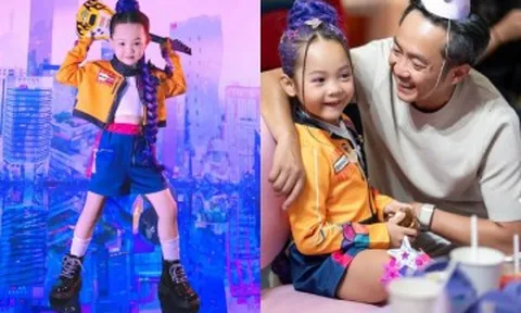Con gái Cường Đô La gây chú ý khi tròn 6 tuổi