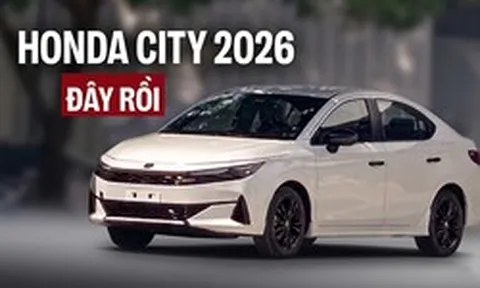 Honda City 2026 lộ diện trong nhà máy ở Việt Nam: Thiết kế mới long lanh hơn hẳn, dễ có màn lớn, phanh điện tử, cạnh tranh Vios