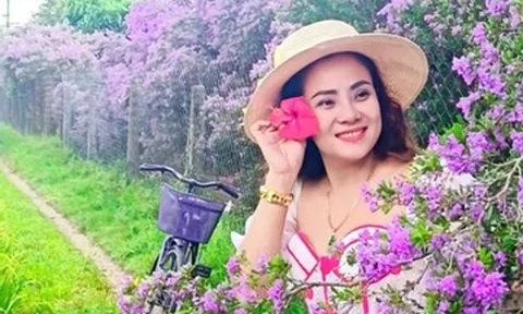 Vườn hoa tím 1.000m2 nở rộ ở Tây Ninh, chủ vườn mời khách ‘thưởng hoa’ miễn phí