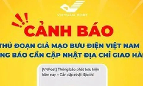 Cảnh báo thủ đoạn giả mạo bưu điện để đánh cắp tài khoản ngân hàng