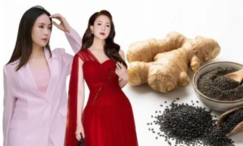 "Đại mỹ nhân" VTV tiết lộ 2 nguyên liệu "ruột" thường dùng để chăm mái tóc đen mượt ở tuổi U40