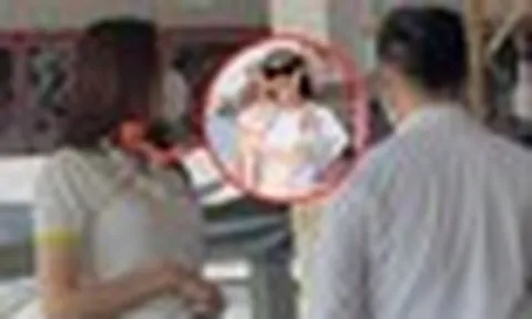 Bắt gặp Hoa hậu Việt và thiếu gia che chắn kín bưng, cùng nhau đi chợ quê