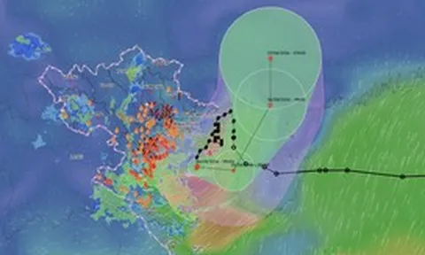 Bão số 4 gây mưa lớn ở Ninh Bình đến Hà Tĩnh đến sáng mai, Trung Bộ nắng nóng