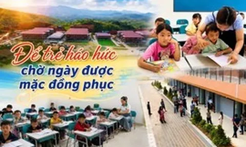 Để trẻ háo hức chờ ngày được mặc đồng phục