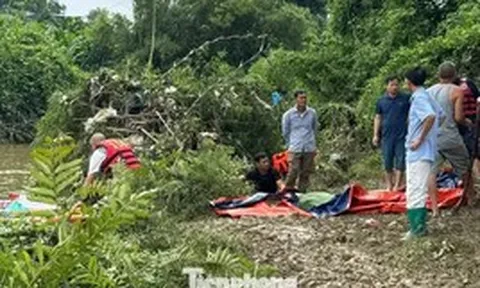 Tìm thấy 1 nạn nhân vụ lật thuyền tại Thái Nguyên