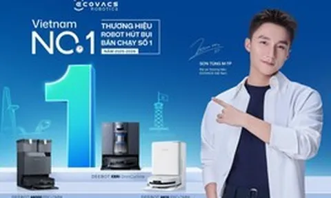 ECOVACS được công bố là thương hiệu robot hút bụi bán chạy số 1 thị trường Việt Nam năm 2025-2026