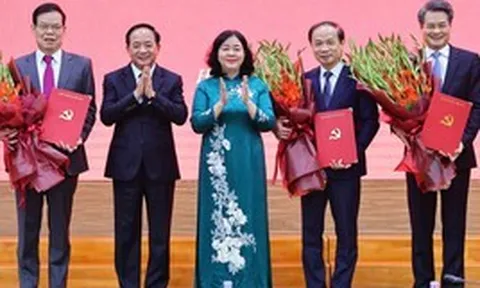 Các ông Phạm Tất Thắng, Nguyễn Quang Đức, Triệu Tài Vinh giữ chức vụ mới