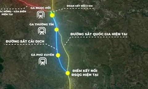 Hà Nội dịch chuyển 26,5 km đường sắt để mở rộng Quốc lộ 1A