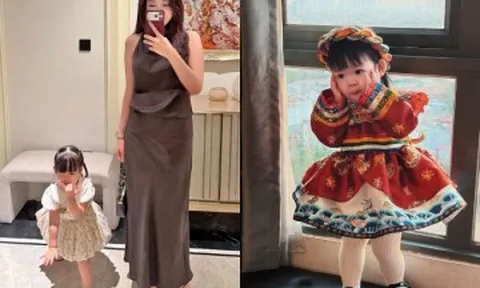 Con gái Đỗ Mỹ Linh diện đầm công chúa đi chơi, ái nữ thả dáng khiến mẹ dở khóc dở cười