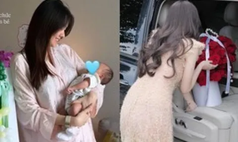 Nàng hậu Việt lộ diện, công khai ảnh bế em bé sau khi âm thầm sinh con cho doanh nhân kín tiếng